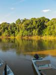 <p> The Rewa river, as seen from the village. </p>